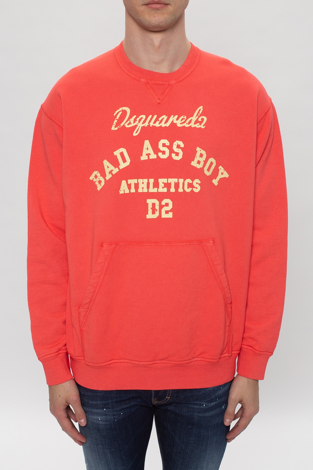 Dsquared hot sale orange sweatshirt